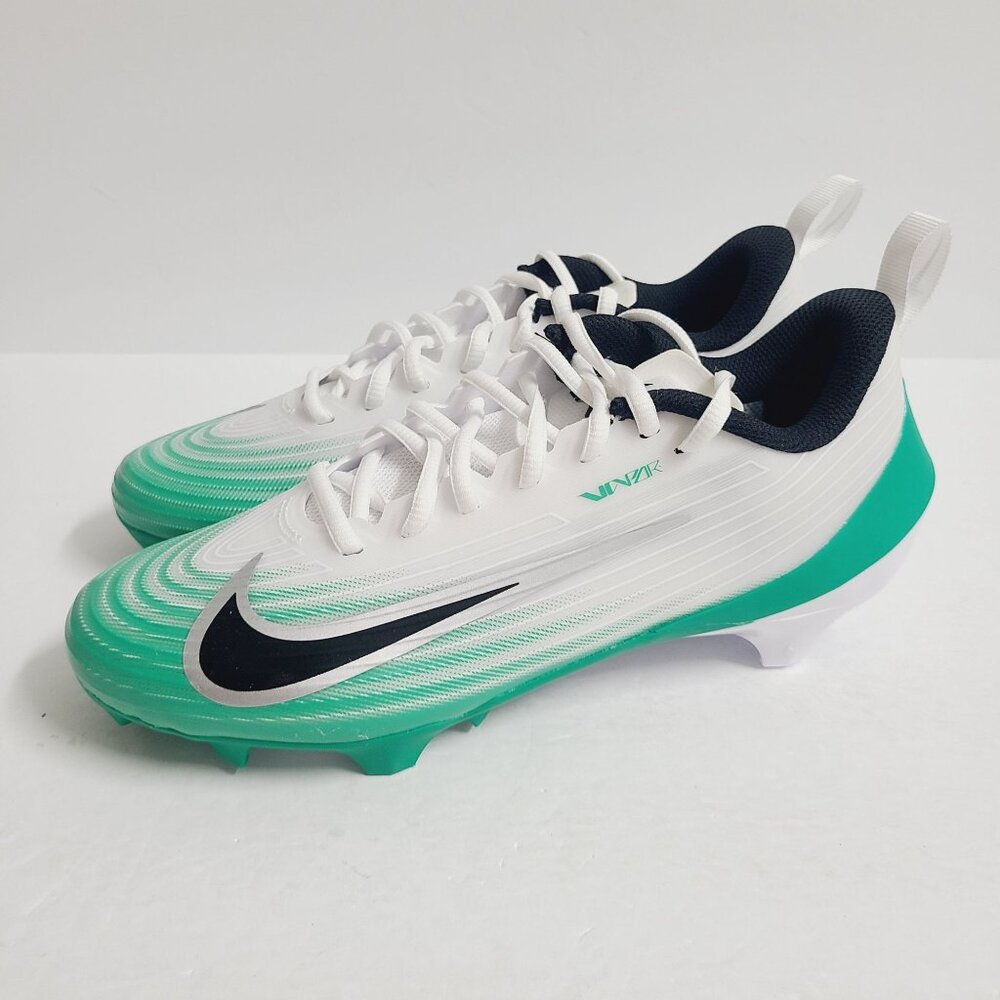 NEW Nike Vapor Speed 3 Football Cleats HM8849-100 Size 7.5 White Green #1